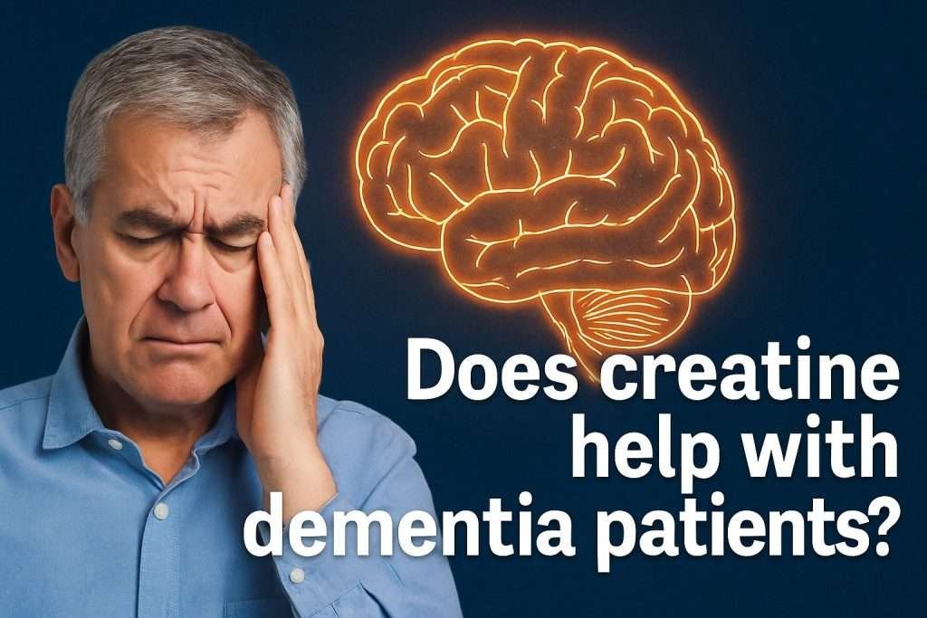 Does creatine help with dementia patients?