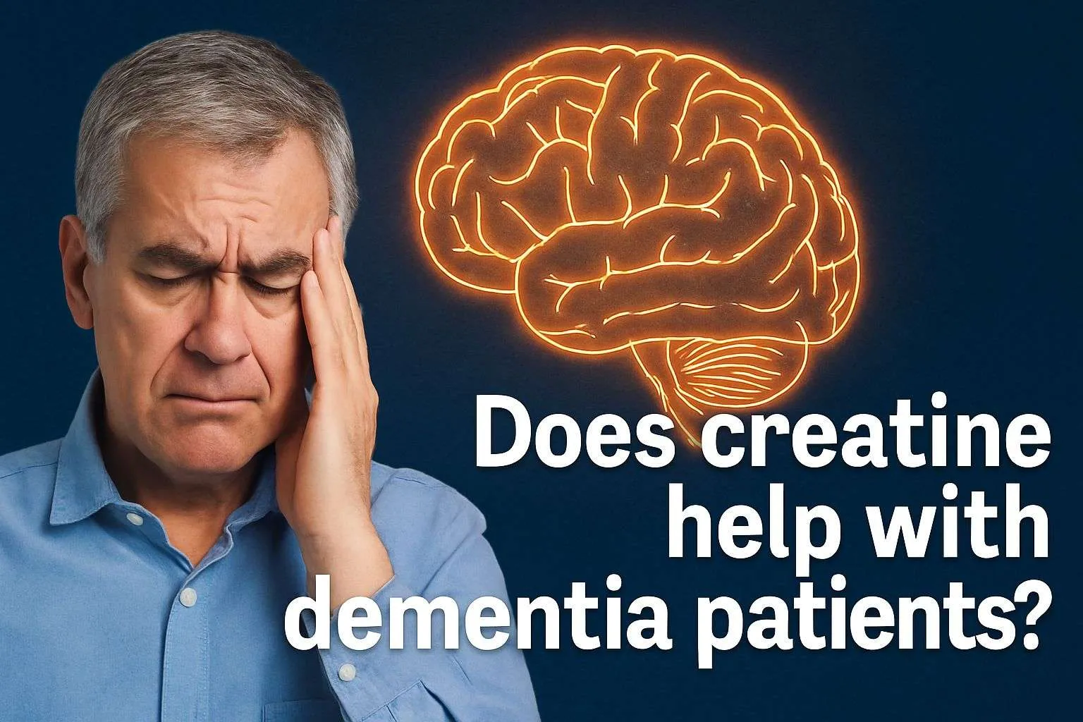 Does creatine help with dementia patients?