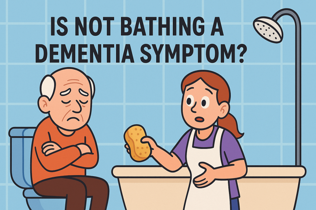 Is not bathing a dementia symptom
