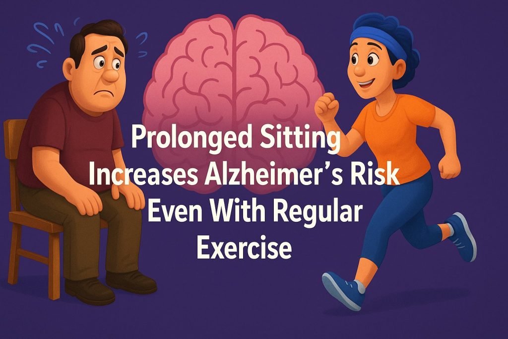 Prolonged Sitting Increases Alzheimer's Risk Even With Regular Exercise