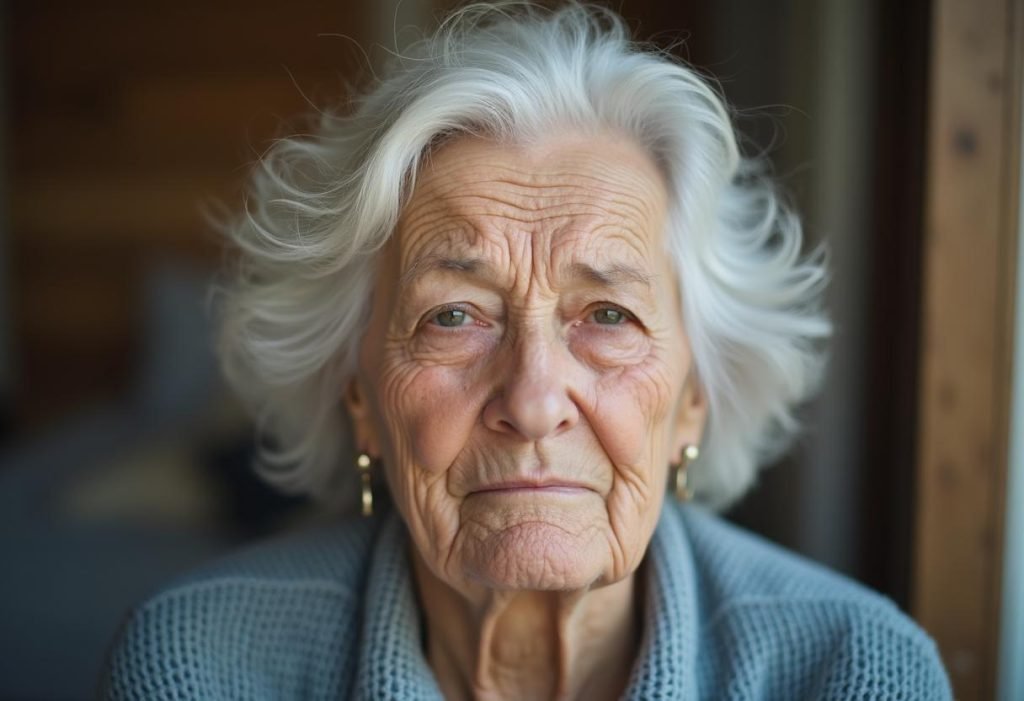 70 year-old woman with dementia dealing with pain