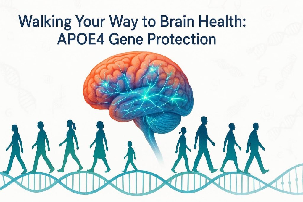 How APOE4 Carriers Can Fight Alzheimer's Risk by walking