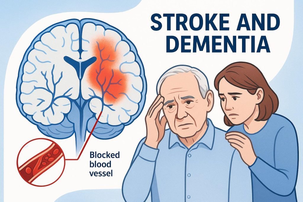 can dementia be caused by a stroke