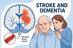 can dementia be caused by a stroke