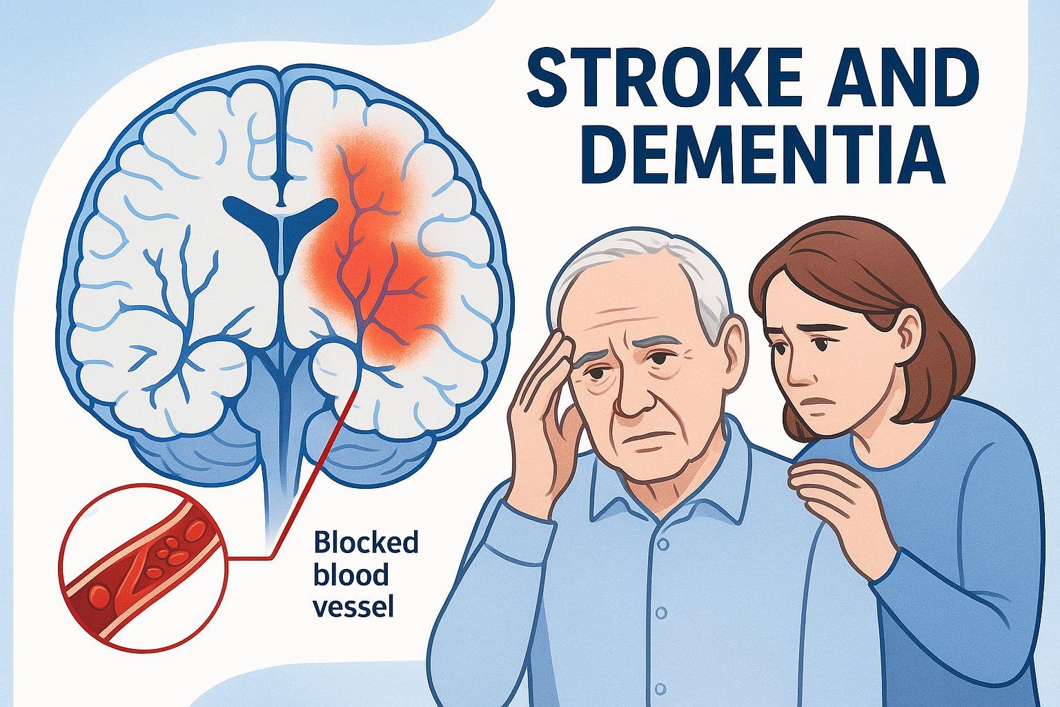 can dementia be caused by a stroke