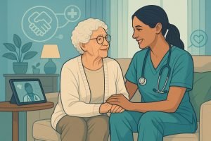 Pocket RN partnership with Caring Senior Service