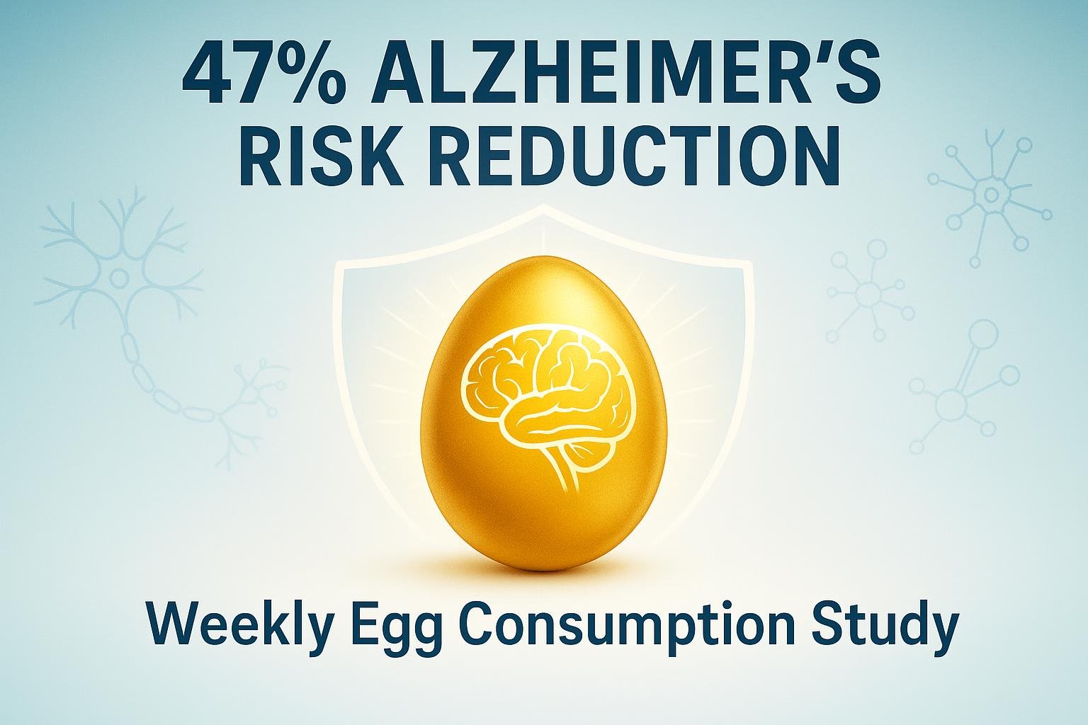 Weekly Egg Consumption Reduces Alzheimer's Risk