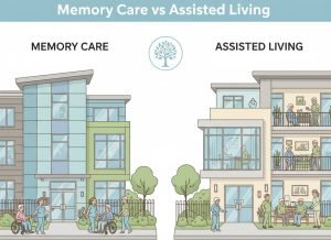 Memory care vs assisted living for people living with dementia