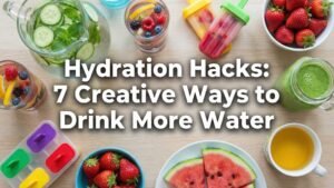 Hydration hacks - 7 Creative ways to drink more water